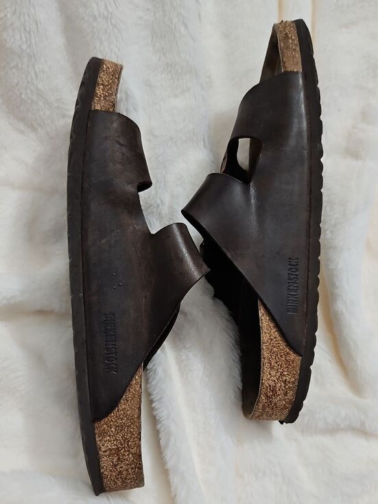 Birkenstock Arizona Oiled Leather Sandals Brown Men\'s EU 46 US 12 Regular Fit